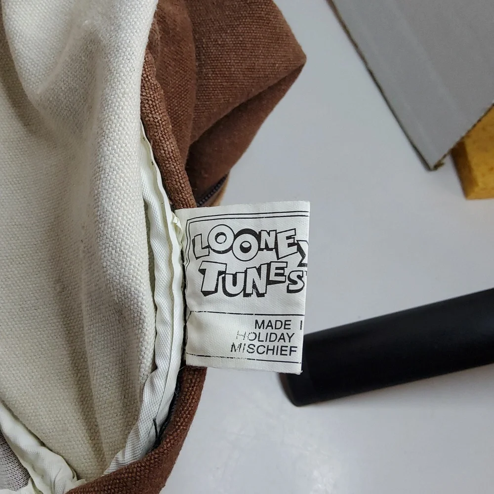 Vintage LOONEY TUNES 1993 duffel bag Tasmanian Devil - Picture 9 of 12